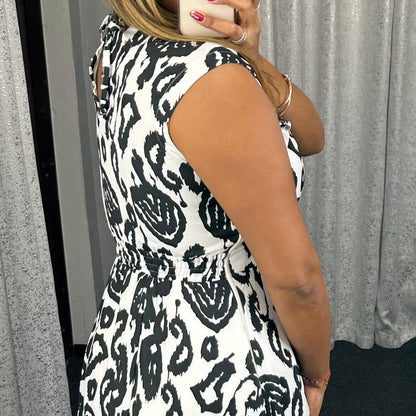 Black & White Maxi Dress