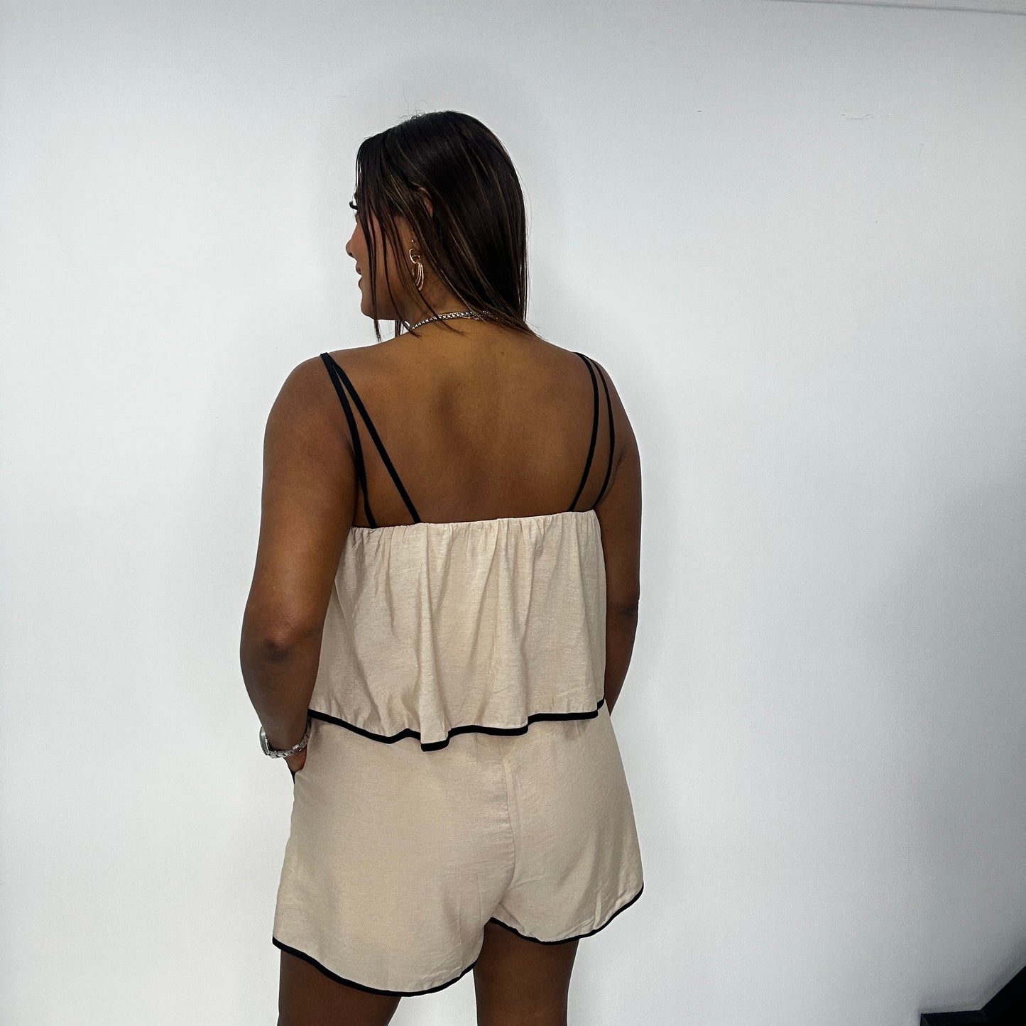 Taupe Romper