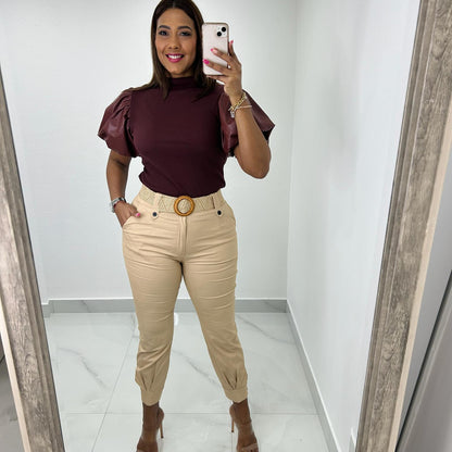 Puff Sleeves Top