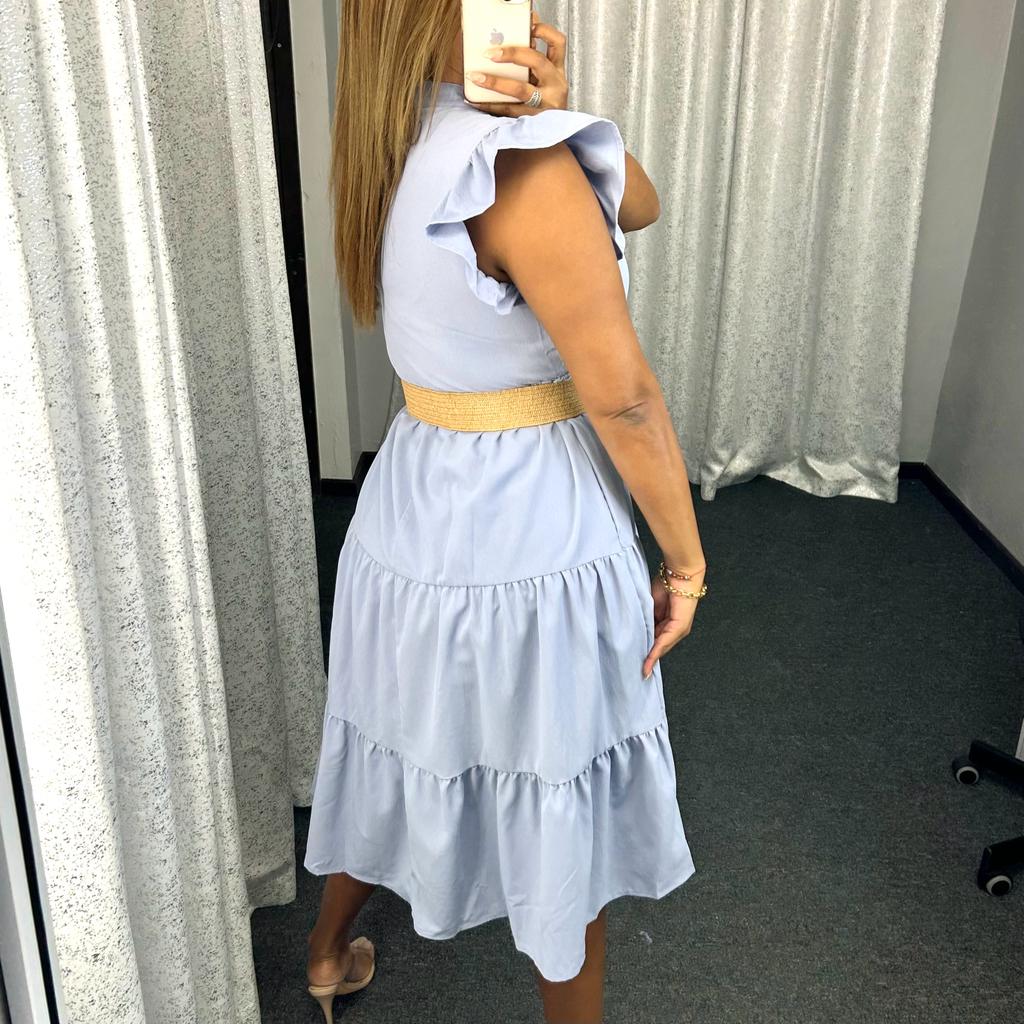 Chambray Midi Dress